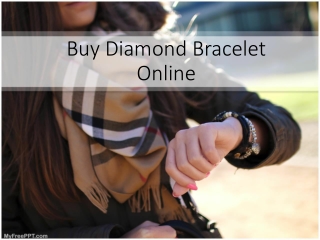 Buy Diamond Bracelet Online