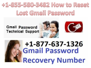 How to Reset Lost Gmail Password