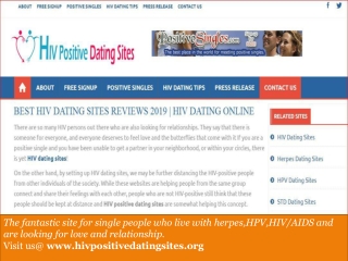 Hiv dating sites