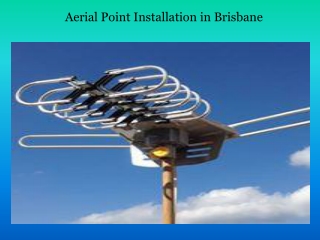 Aerial Point Installation in Brisbane