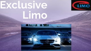 Singapore Car Leasing – Exclusive Limo