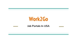 Job Portals In USA – Finding The Right Opportunity For You
