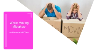 Common Moving Mistakes and How to Avoid Them