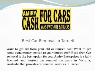 Best Car Removal in Tarneit