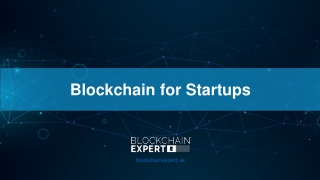 Blockchain for Startups