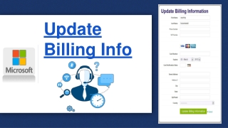 Update Billing Info | 1-855-785-2511 | MSN Billing Update
