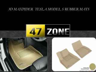 3D MAXPIDER Tesla model s rubber mats