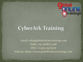 CyberArk Training | Best CyberArk Online Course Job Support from India