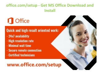 office.com/setup - Get MS Office Download and Install