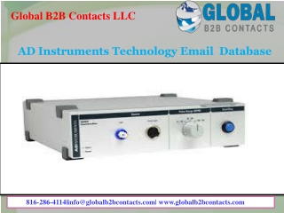 ADInstruments Technology Email Database