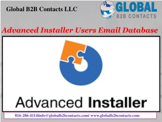 Advanced Installer Users Email Database