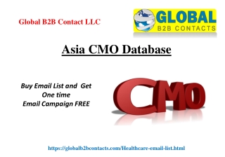 Asia CMO Database