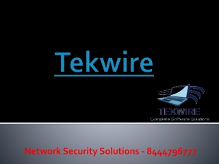 Tekwire | Call: 844-479-6777 for Network Security Solutions