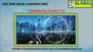 Colombia Fax Number List