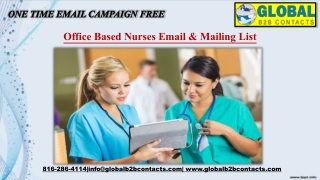 Office Based Nurses Email & Mailing List