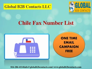 Chile Fax Number List