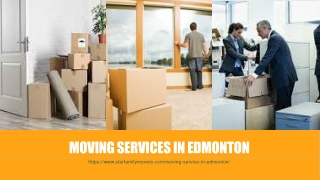 Moving Services in Edmonton - Edmonton Movers