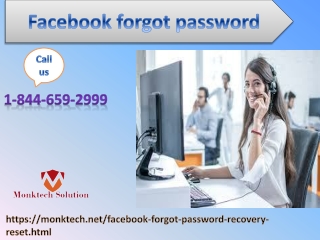 Fix the Facebook Forgot Password issue 1-844-659-2999