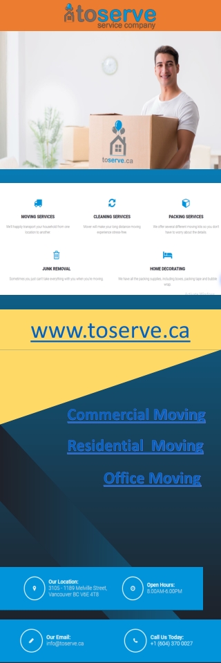 Best Junk Removal Service in Canada - www.toserve.ca