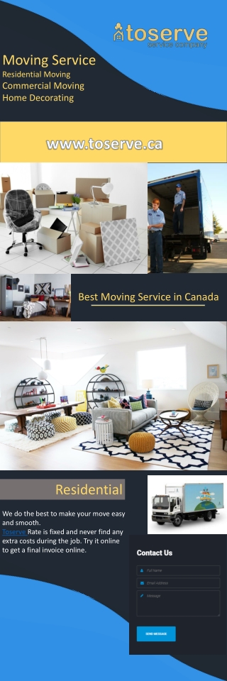 Your Trusted Home Decorating Service - www.toserve.ca