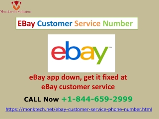 eBay app down, get it fixed at eBay customer service 1-844-659-2999