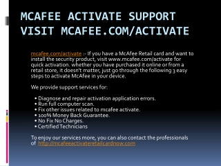 www.mcafee.com/activate