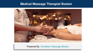 Best Medical Massage Therapist Boston