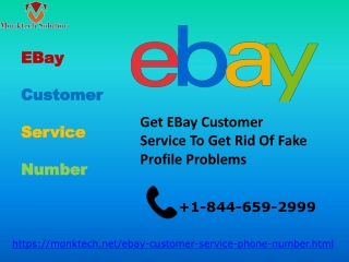Get EBay Customer Service To Get Rid Of Fake Profile Problems 1-844-659-2999