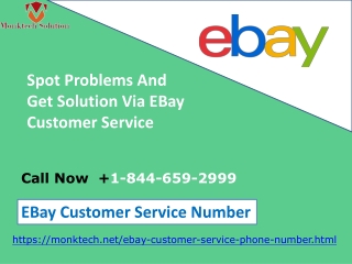 Spot Problems And Get Solution Via EBay Customer Service 1-844-659-2999