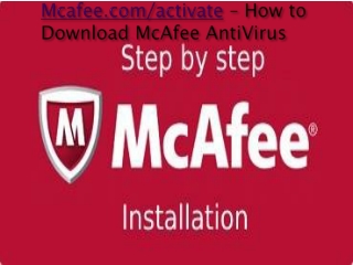 www.mcafee.com/activate