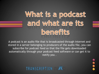 podcasts benefits