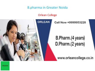 B.pharma in Greater Noida