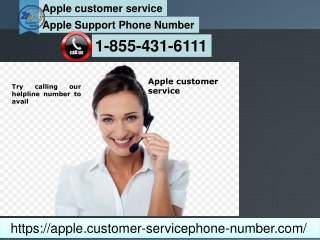 Get technical support from reliable Apple customer service 1-855-431-6111