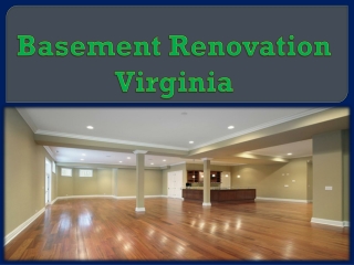 Basement Renovation Virginia