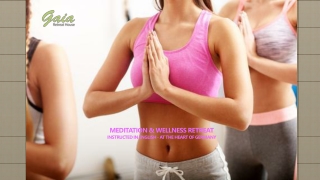 Yoga & meditation retreats in Germany-Consult Gaia Retreat House