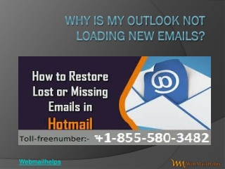 Why is my outlook not loading new emails?