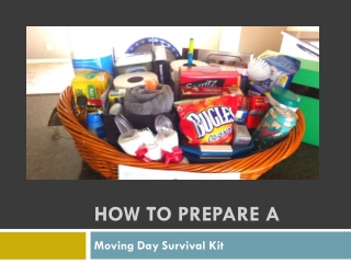 Essentials You Need in Your Moving Day Survival Kit