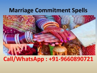 Easy Marriage Commitment Spells