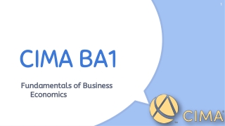 CIMA BA1 Exam Syllabus 2019