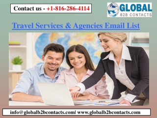 Travel Services & Agencies Email List