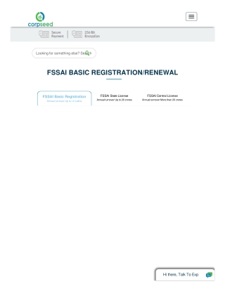 Get Online FSSAI Registration or Renew Existing in Just Rs 1499 (All Inclusive)