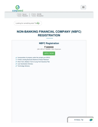 Online NBFC Registration and NBFC License With RBI