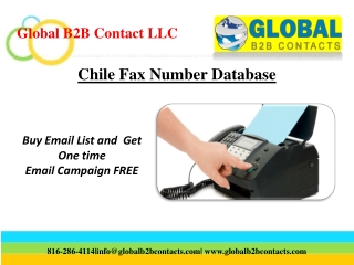 Chile Fax Number Database