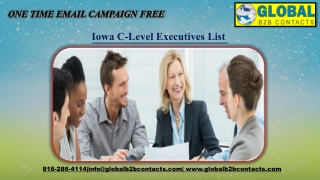 Iowa C-Level Executives List 