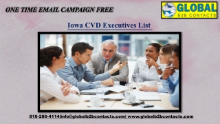 Iowa CVD Executives List 