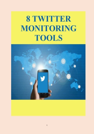 8 Twitter Monitoring Tools