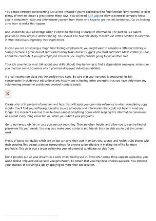 Fantastic Strategies For Job Seekers Of All The Explanations
