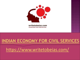 Indian economy for civil services