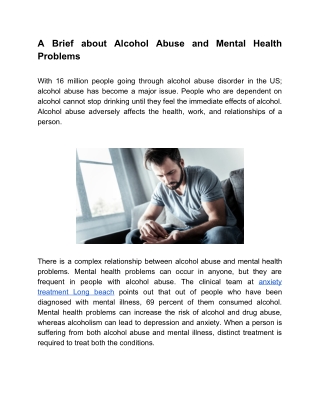 Addiction and Mental Health Treatment Issues - Roots Recovery