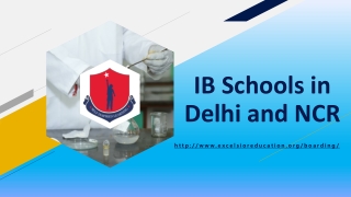 IB schools in Delhi and ncr